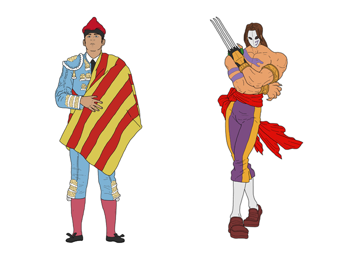 Els il·lustres catalans. Catalanes Catalunya Cataluña. Dibujo Raül Roncero